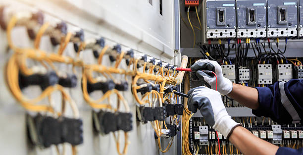 Professional Electrician technician working in Natalia, TX